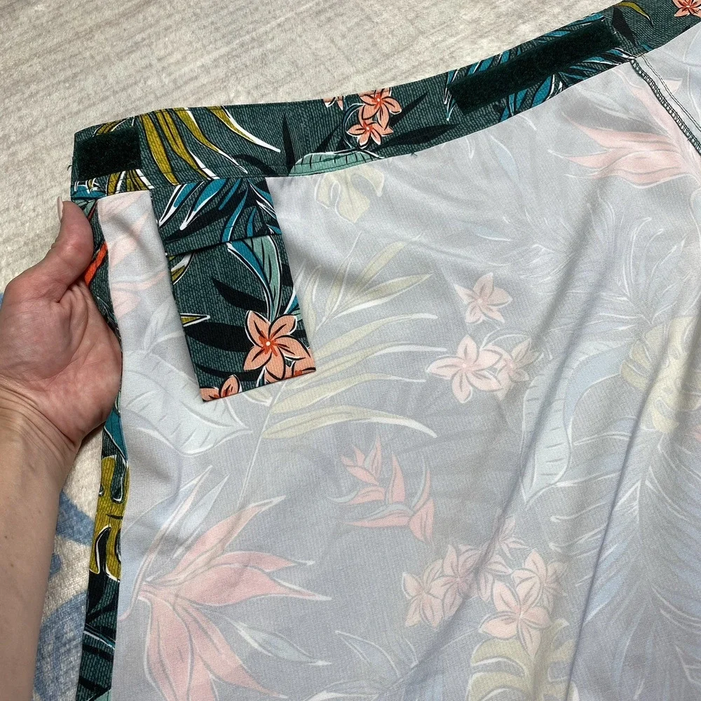 RipSkirt Womens Small Wrap Skirt Vintage Bali Jungle Tropical Beach Vacation